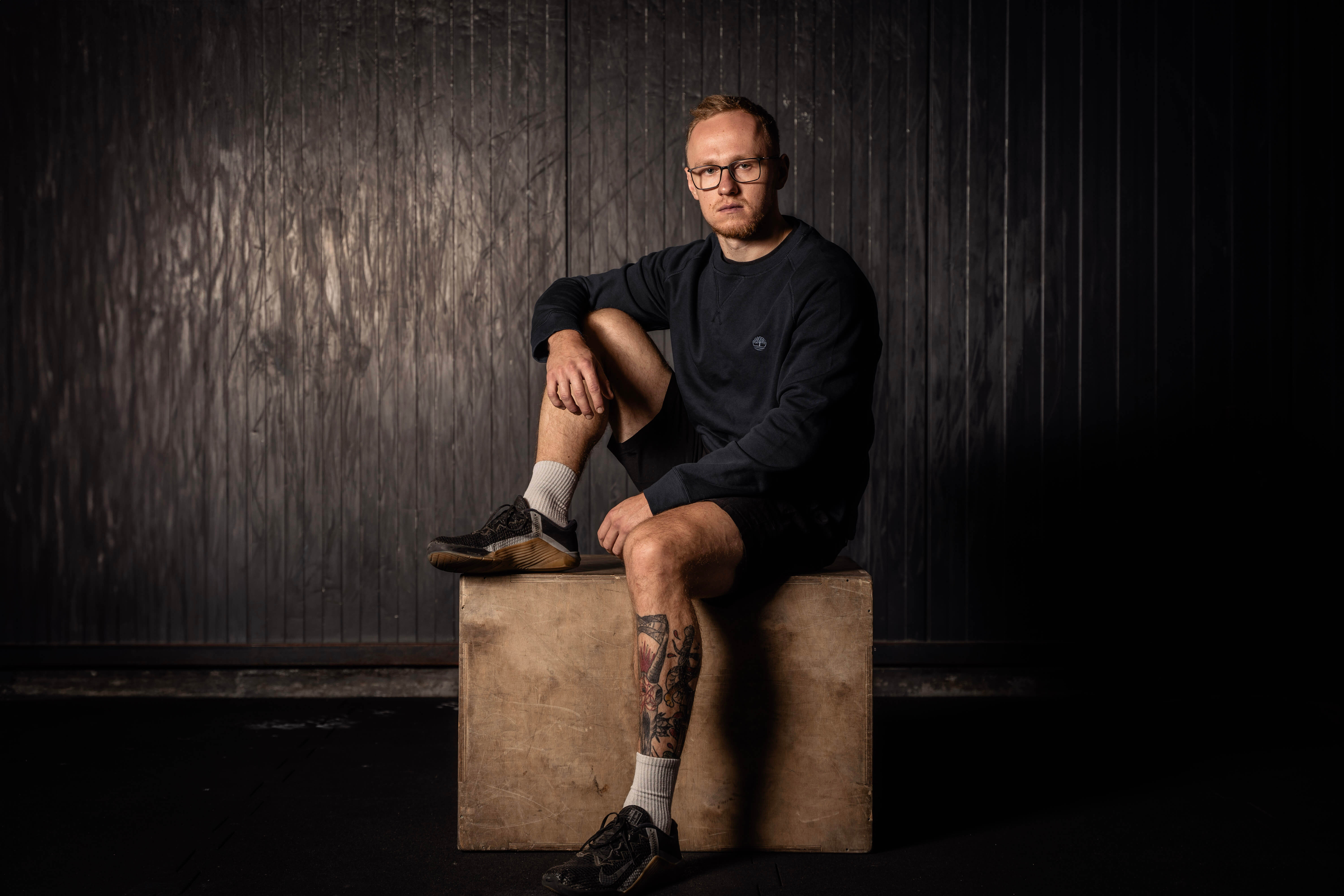 Trener Kamil na skrzyni